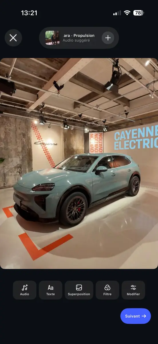 Porsche — lancement du Cayenne électrique — Chez les Plombiers